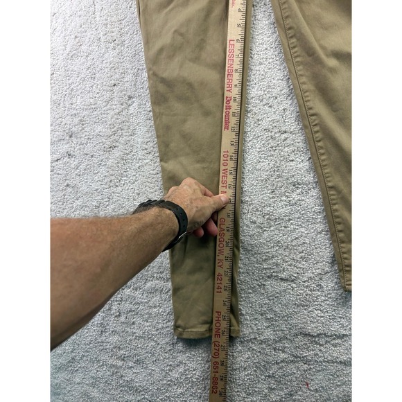 American Eagle Pants Womens 6 Short Khaki Super Stretch Skinny Fit‎ Tan Casual - Picture 5 of 10
